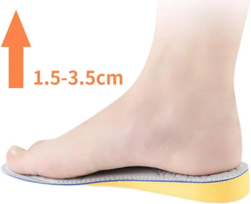 1 Pair Taller Pad Height Lifting Insole Shoe Insoles Shoe Pad Shoe Insert Shoe Cushion Shoe Elevator Running Orthotic Insert Heighten Man Height Increasing Shoes