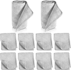 10 Pcs Shine Shoes Cloth Kit Polish Dauber Applicators Cleaning Leather Shoes Boots Care Cloths Suede Cleaner(10 Pcs Shoe Cleaning Cloths)