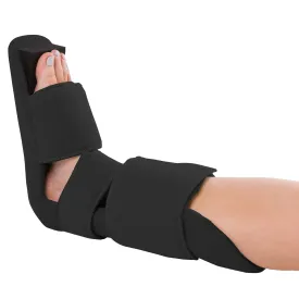 BraceAbility Padded 90 Degree Plantar Fasciitis Boot | Soft Night Splint to Stabilize Foot and Ankle, Stretches Plantar Fascia Ligament and Supports Achilles Tendon (Small)