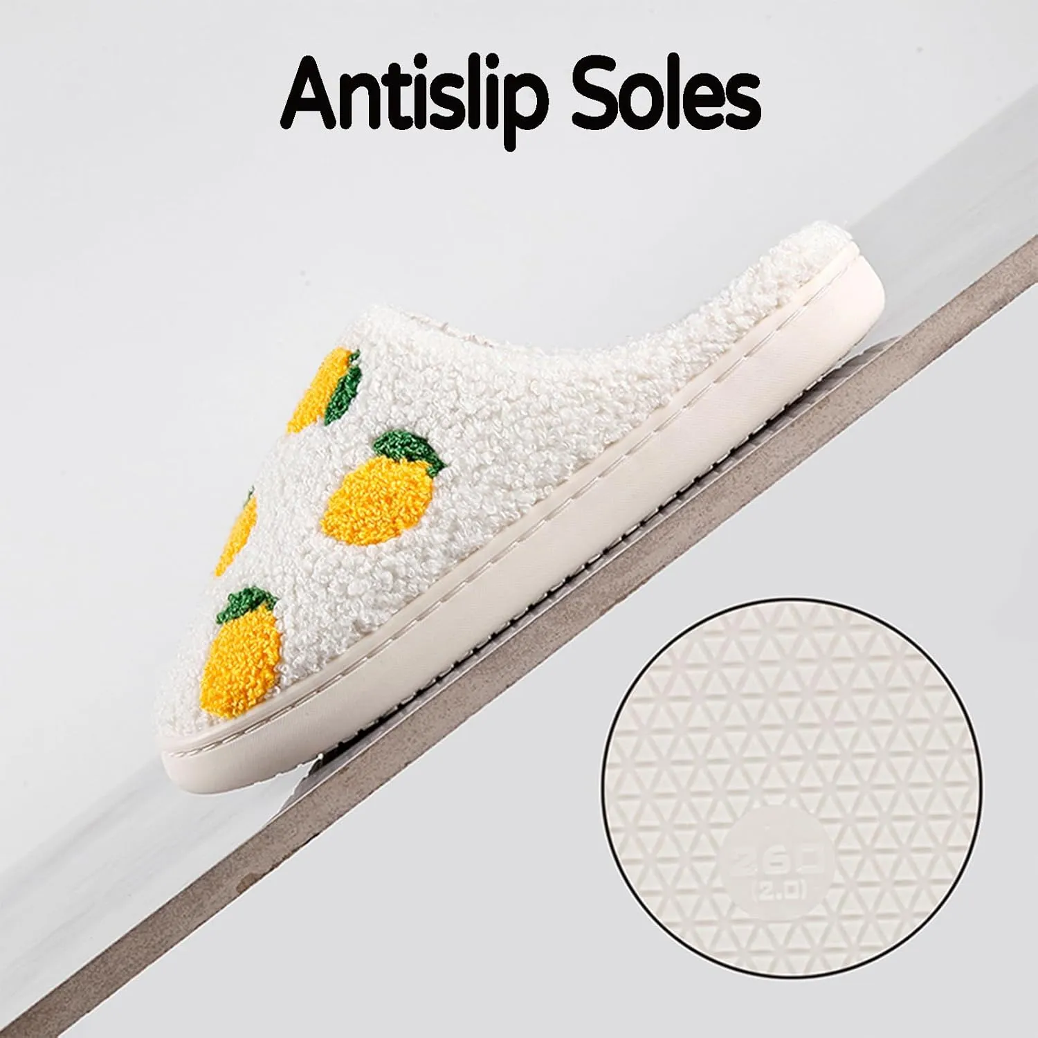 Cherry Slippers for Women Men Fruit Shoes Cute Memory Foam Soft Winter Warm Indoor Outdoor Slippers