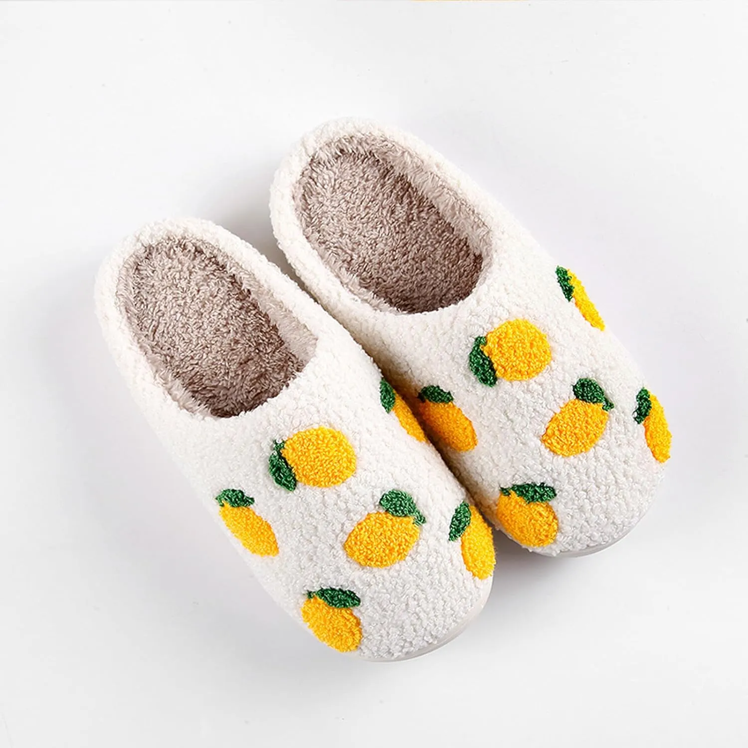 Cherry Slippers for Women Men Fruit Shoes Cute Memory Foam Soft Winter Warm Indoor Outdoor Slippers