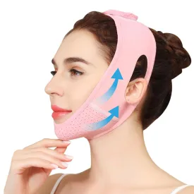Chin Strap for Sleeping - Face V Line Lifting Mask, Double Chin Reducer, Reusable Jawline Shaper for Women