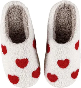 Comfy House Slippers For Women Men, Ladies Fuzzy Bedroom Slippers,indoor Outdoor Memory Foam Shoes