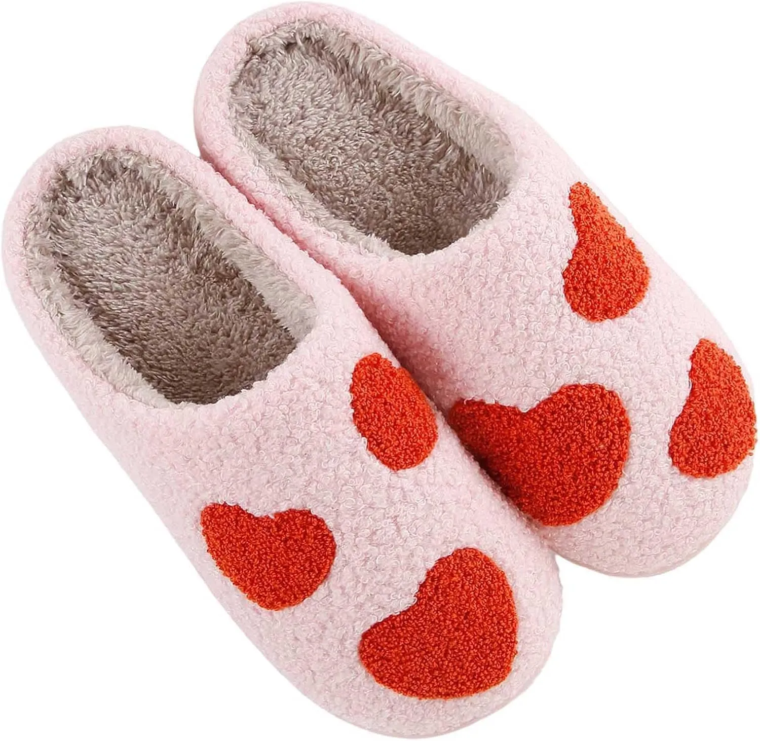 Comfy House Slippers For Women Men, Ladies Fuzzy Bedroom Slippers,indoor Outdoor Memory Foam Shoes