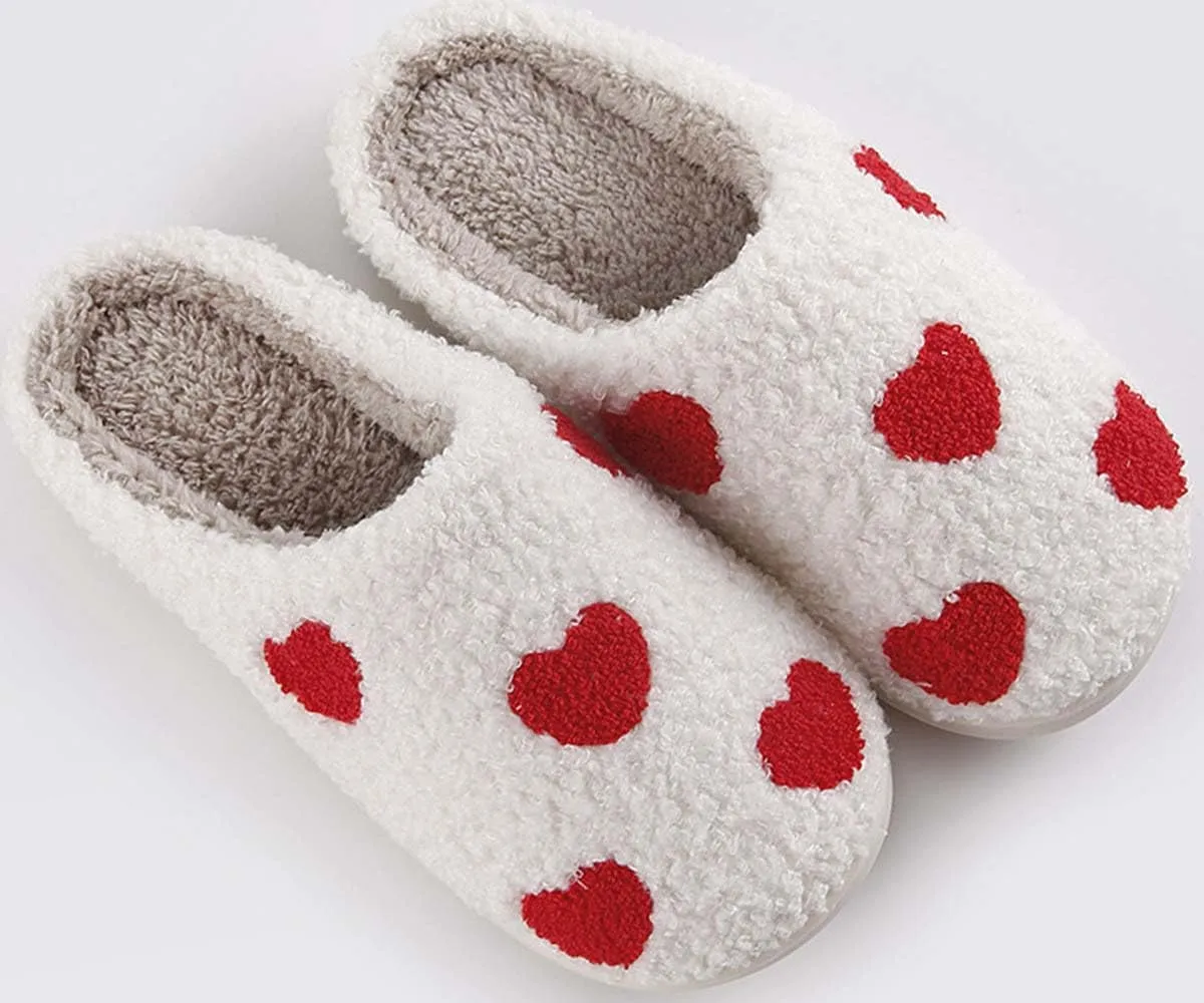 Comfy House Slippers For Women Men, Ladies Fuzzy Bedroom Slippers,indoor Outdoor Memory Foam Shoes