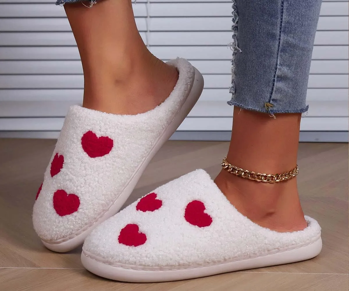 Comfy House Slippers For Women Men, Ladies Fuzzy Bedroom Slippers,indoor Outdoor Memory Foam Shoes