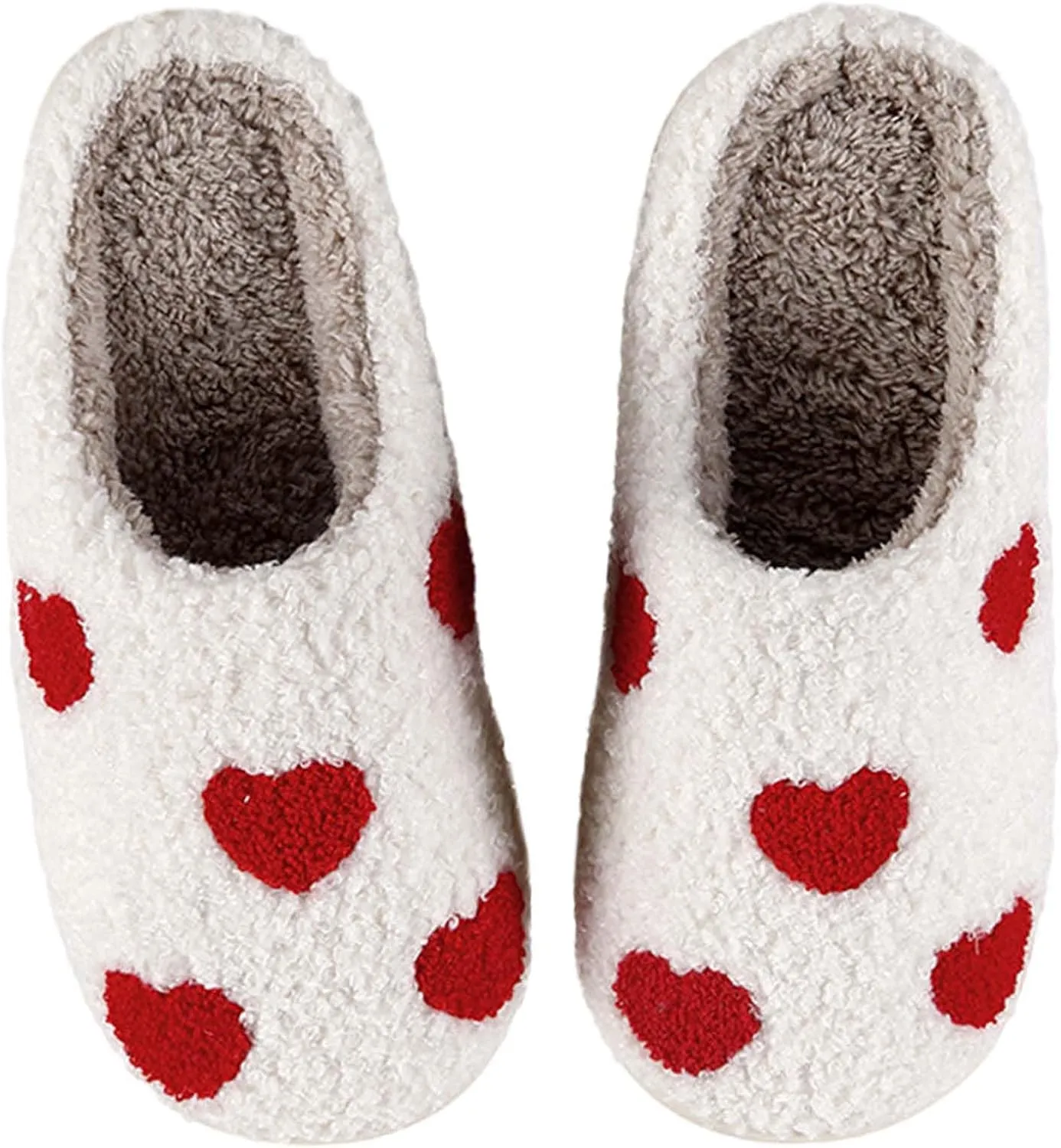 Comfy House Slippers For Women Men, Ladies Fuzzy Bedroom Slippers,indoor Outdoor Memory Foam Shoes