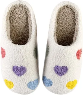 Comfy House Slippers For Women Men, Ladies Fuzzy Bedroom Slippers,indoor Outdoor Memory Foam Shoes