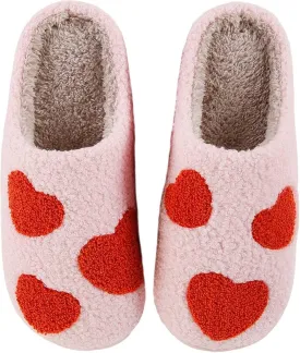 Comfy House Slippers For Women Men, Ladies Fuzzy Bedroom Slippers,indoor Outdoor Memory Foam Shoes