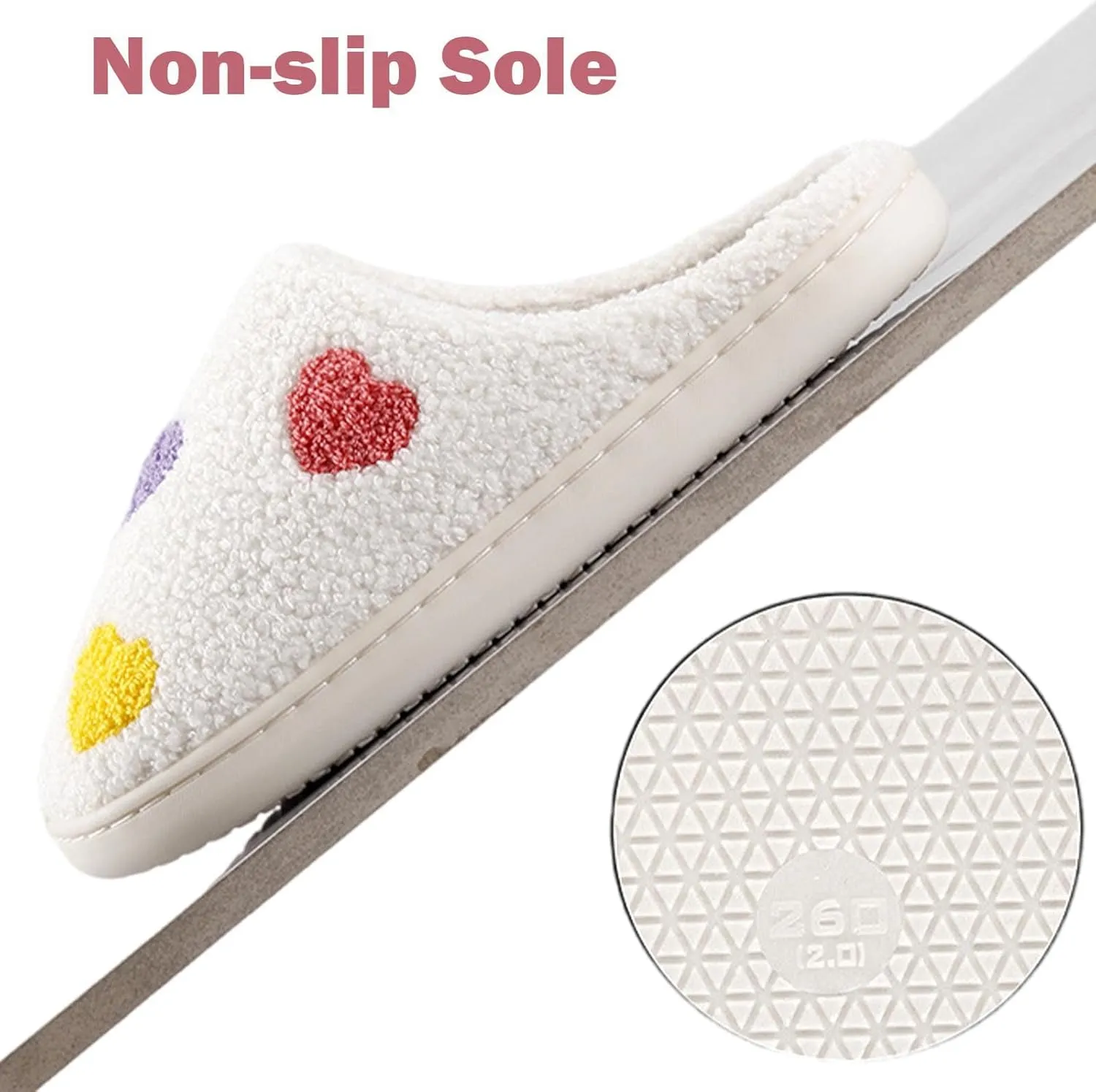 Comfy House Slippers For Women Men, Ladies Fuzzy Bedroom Slippers,indoor Outdoor Memory Foam Shoes