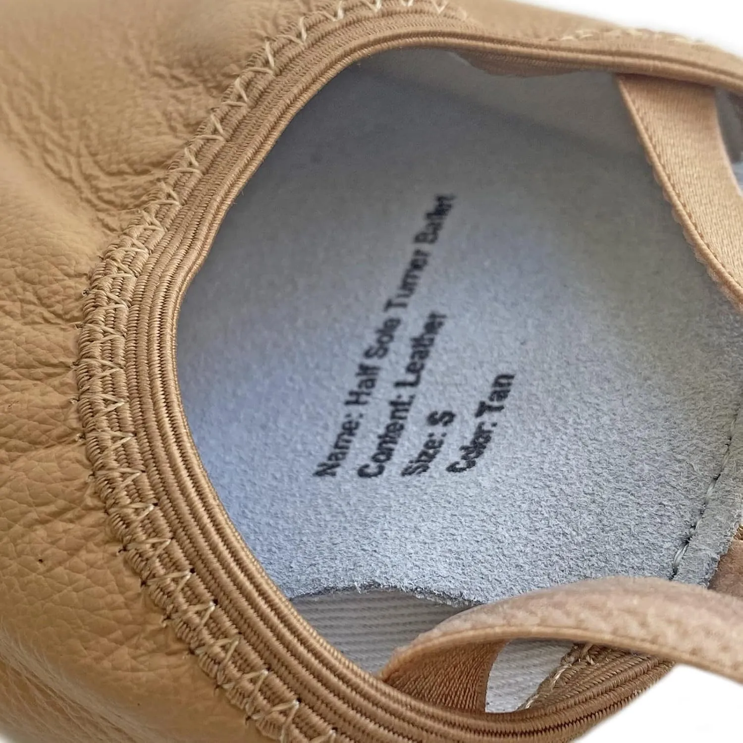 DANCEYOU Pirouette Lyrical Leather Half Sole Ballet Jazz Contemporary Practice Turning Dance Shoes Girls Women Boy Men