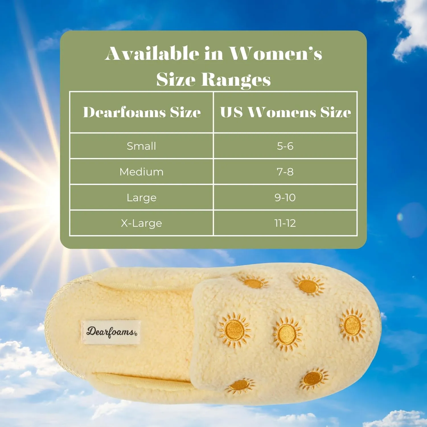 Dearfoams Women's Fuzzy Mom Easter Valentines Mothers Day Slippers
