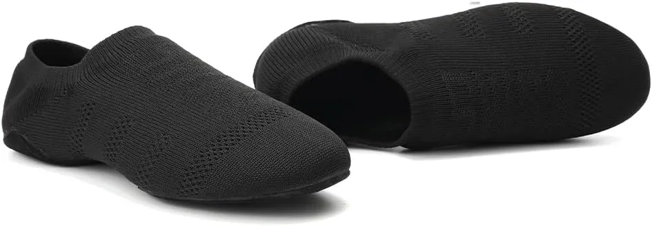 DKZSYIM Womens Latin Dance Shoes Close Toe Beginner Ballroom Dance Practice Shoes,Model 101