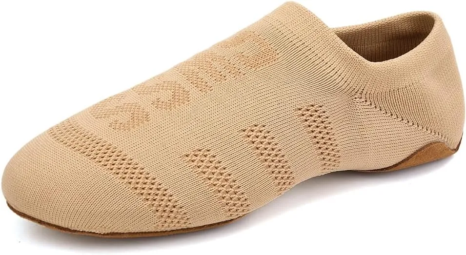 DKZSYIM Womens Latin Dance Shoes Close Toe Beginner Ballroom Dance Practice Shoes,Model 101