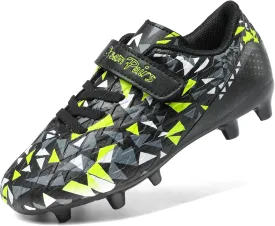 DREAM PAIRS Boys Girls Soccer Cleats Kids Football Shoes for Little/Big Kid SDSO2307K