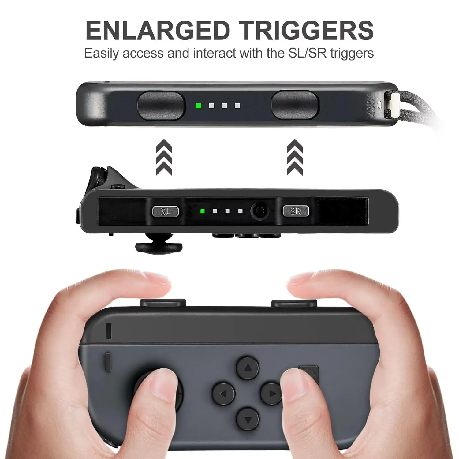 Gepicest Wrist Strap for Joycon 4 Pieces Switch Parts Accessories Controller Attachments Compatible with Joy Con, Dual Joycon Remote Comfort Controller Straps Black White 2 Pairs