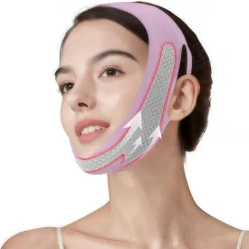 Graphene V-Line Mask, Chin Strap for Sleeping,Chin Strap for Women,Jaw Exerciser,lilac,M