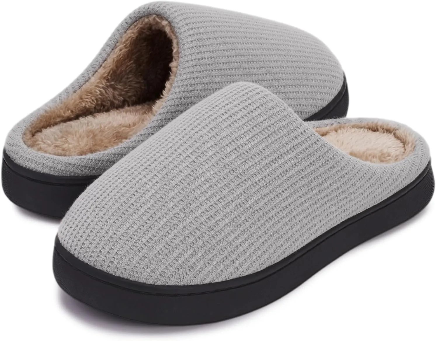 Hebreahav Womens Cozy Memory Foam Casual Warm Ladies Bedroom Hard Bottom Slippers Non Slip Indoor Outdoor