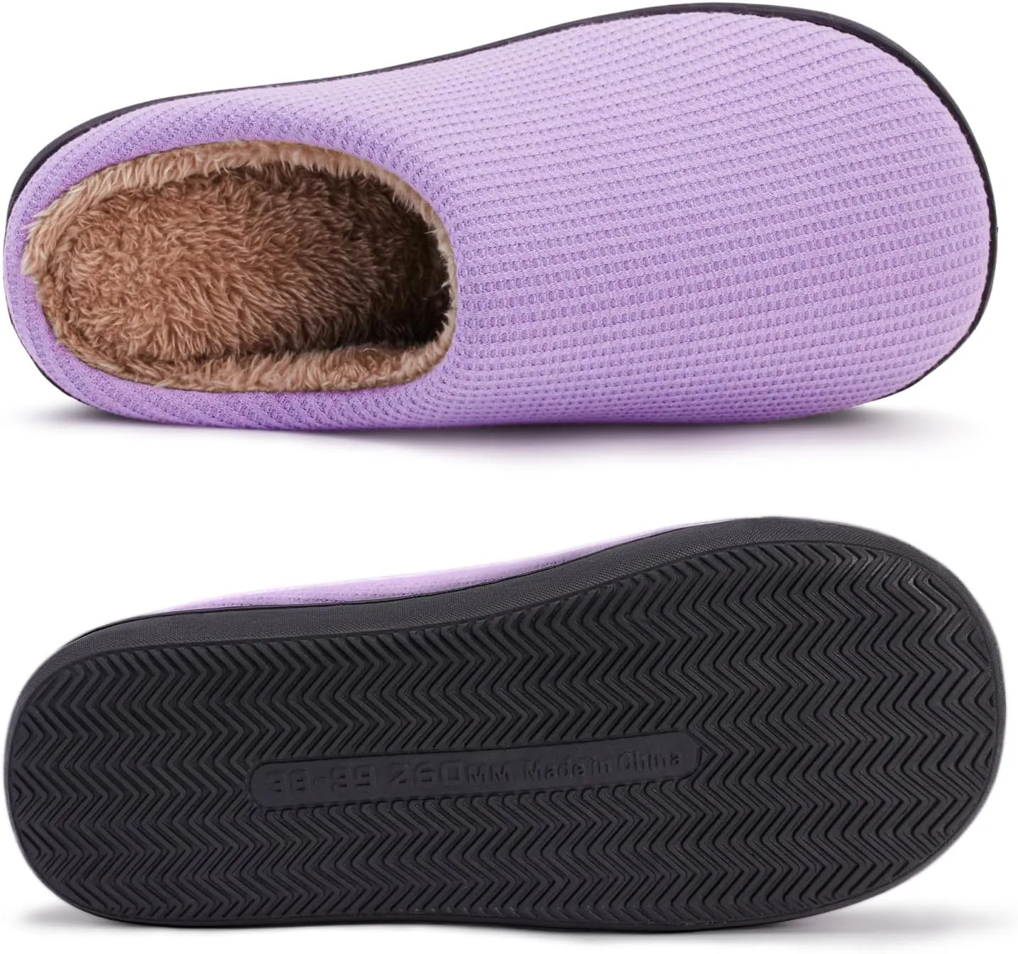 Hebreahav Womens Cozy Memory Foam Casual Warm Ladies Bedroom Hard Bottom Slippers Non Slip Indoor Outdoor