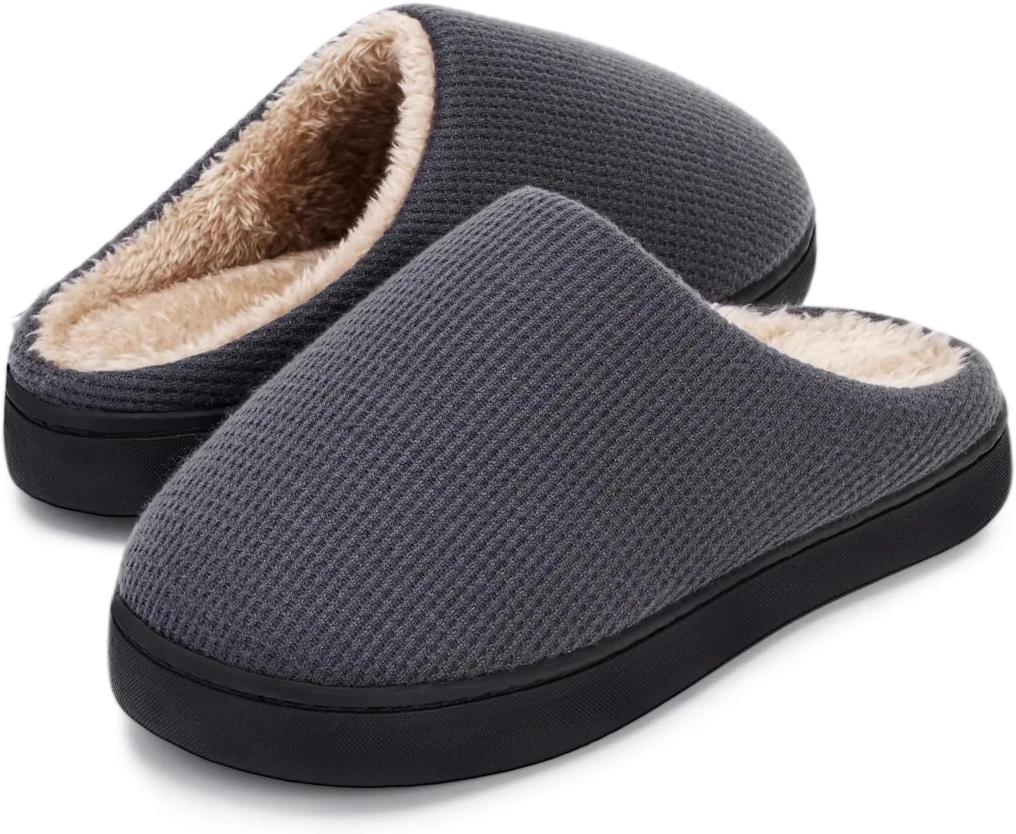 Hebreahav Womens Cozy Memory Foam Casual Warm Ladies Bedroom Hard Bottom Slippers Non Slip Indoor Outdoor