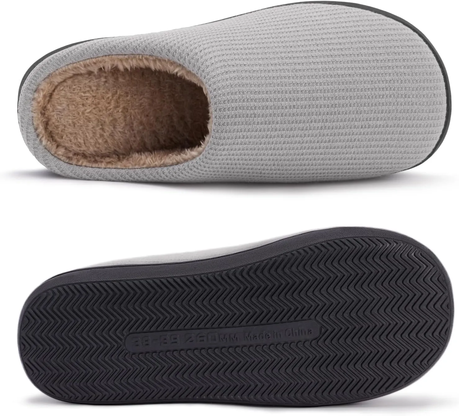 Hebreahav Womens Cozy Memory Foam Casual Warm Ladies Bedroom Hard Bottom Slippers Non Slip Indoor Outdoor