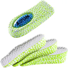 Height Increase Insoles Air Cushion Heel Pad, Foot Arch Contour Heel Inserts for Shock Absorption,Orthopedic Heel Lifts for Women & Men 1.5/2.5/3.5cm