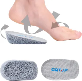 Height Increase Insoles - Heel Lifts for Shoes, Achilles Tendonitis, Leg Length Discrepancy, Heel Spurs, Plantar Fasciitis - Men's Shoe Inserts