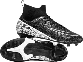HESBITEUL Soccer Cleats Firm Ground: Lightweight FG Football Shoes