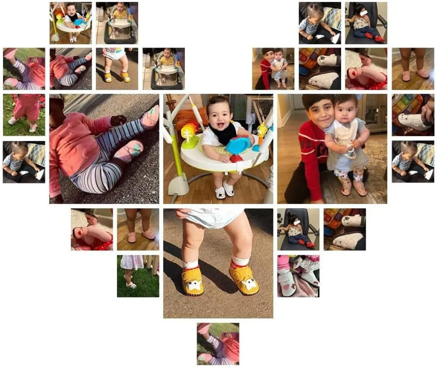 HsdsBebe Baby Boys Girls Pu Leather Hard Bottom Walking Sneakers Toddler Rubber Sole First Walkers Infant Cartoon Slippers Crib Shoes