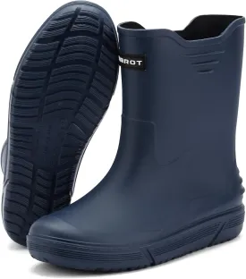Hsttgsr Rain Boots for Men Waterproof Fashionable Rubber Boots Non-slip Outdoor Garden Boots Mid Calf Muck Work Shoes Comfort Lightweight Rainboots for Fishing Climbing