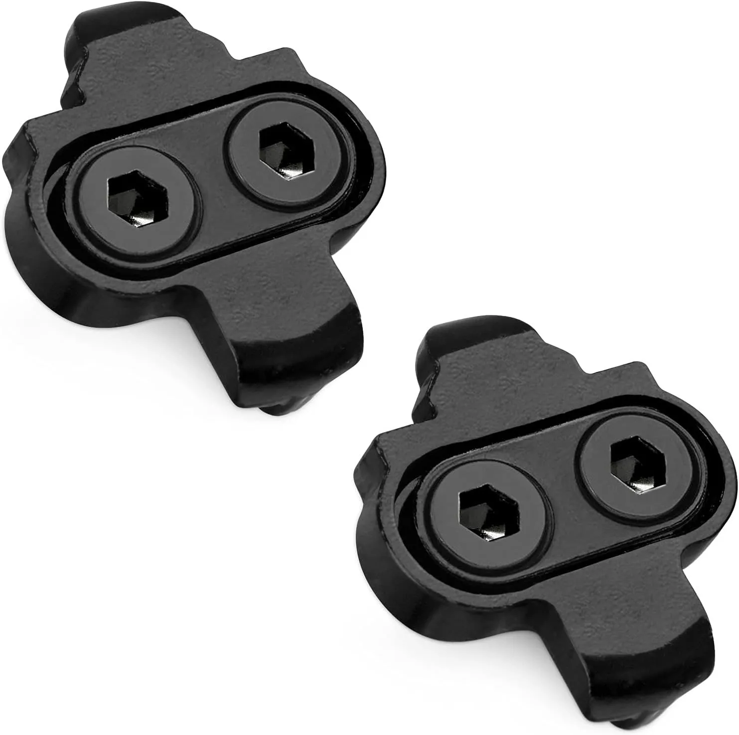 MARQUE SPD Compatible Bike Cleats - Compatible with Shimano SM SH51, Cleat Set for Indoor Cycling, Outdoor Road Cycling, Mountain Biking, Designed for Women and Men Spinning Clipless Cycle Shoe Black