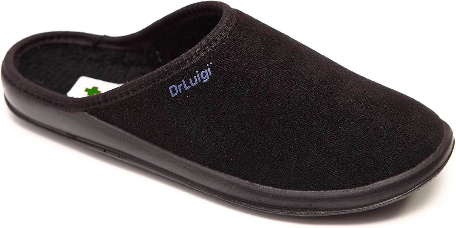 Medical Slippers for Women - Memory Foam Shoes Indoor Outdoor Italian Cotton - Made in EU - Relieves Pressure, Improves Peripheral Blood Circulation
