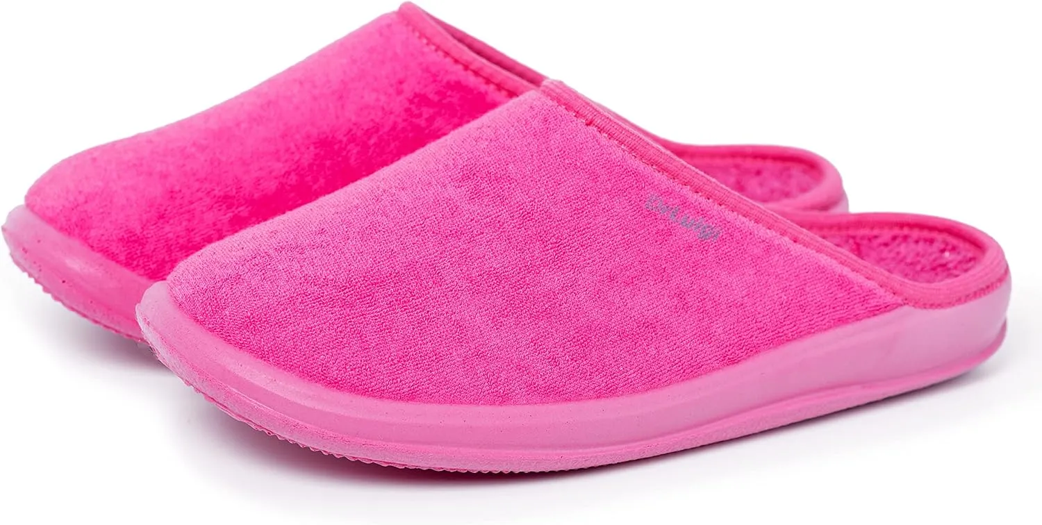 Medical Slippers for Women - Memory Foam Shoes Indoor Outdoor Italian Cotton - Made in EU - Relieves Pressure, Improves Peripheral Blood Circulation