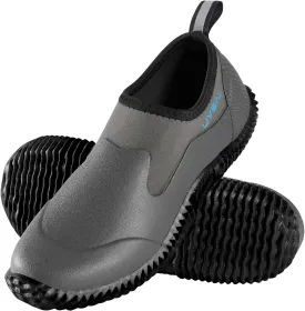 Mens Waterproof Garden Shoes Rain Boots Slip-On Footwear for Gardening Farming Camping Lawn Care Yard Work