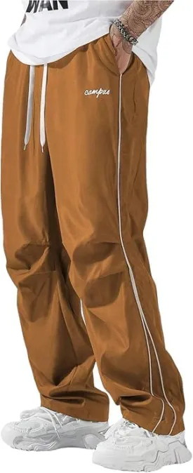 Men's Y2K Baggy Sweatpants Parachute Pants Wide Leg Vintage Track Pants Casual Streetwear