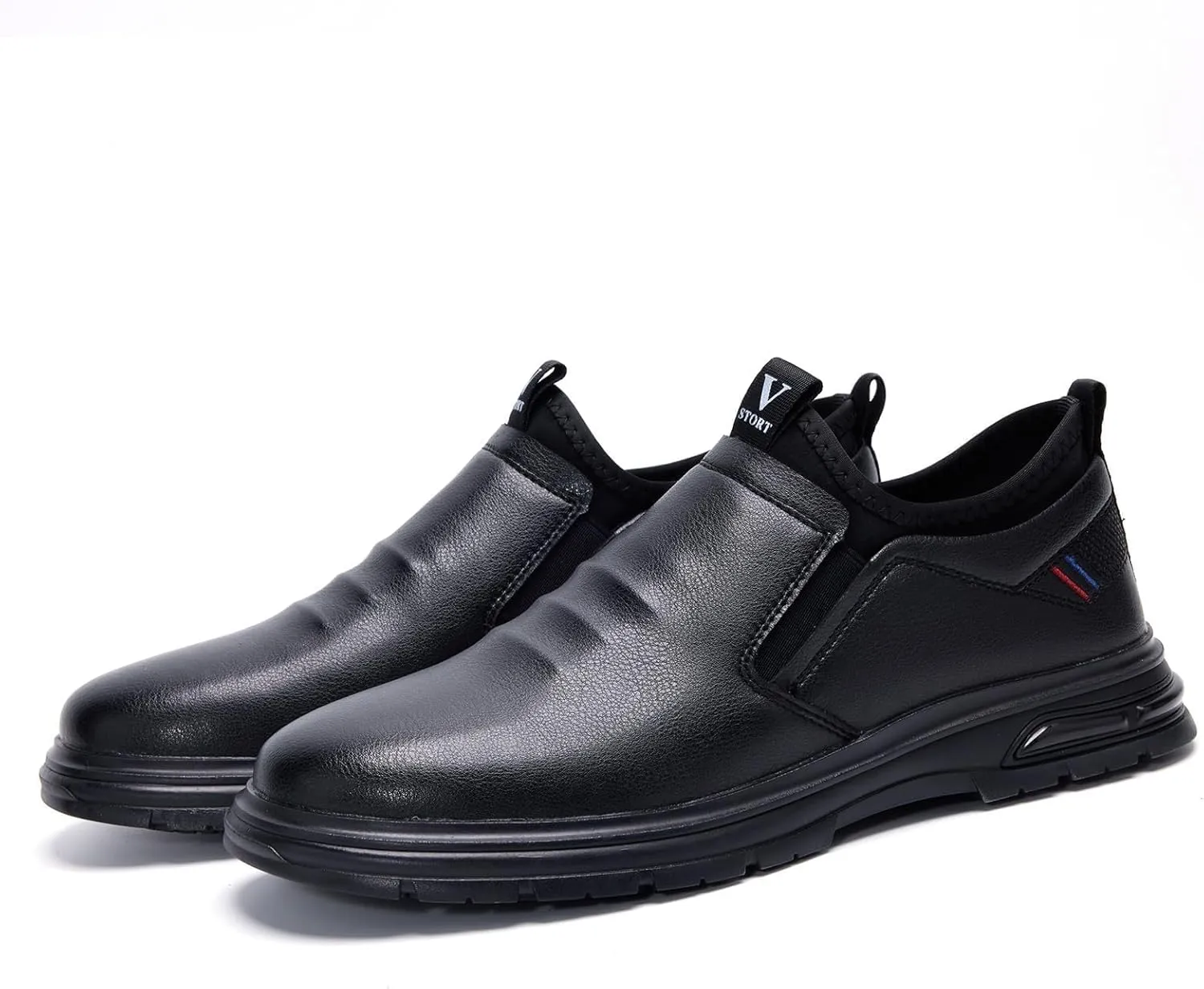 Non Slip Work Shoes for Men Waterproof Slip on Slip Resistant Work Shoes Food Service Kitchen Restaurant Chef Dress Shoes