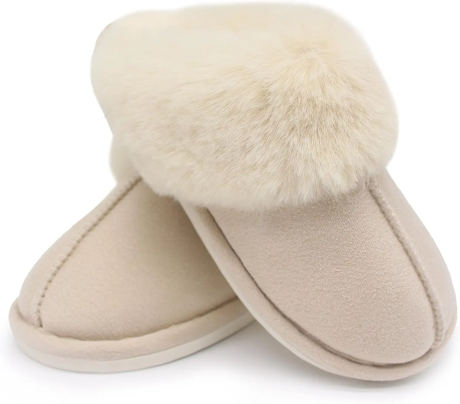 Plush Slippers for Women and Men, Ultra Soft Style Indoor House Shoes, Non-Slip Cozy and Washable slippers