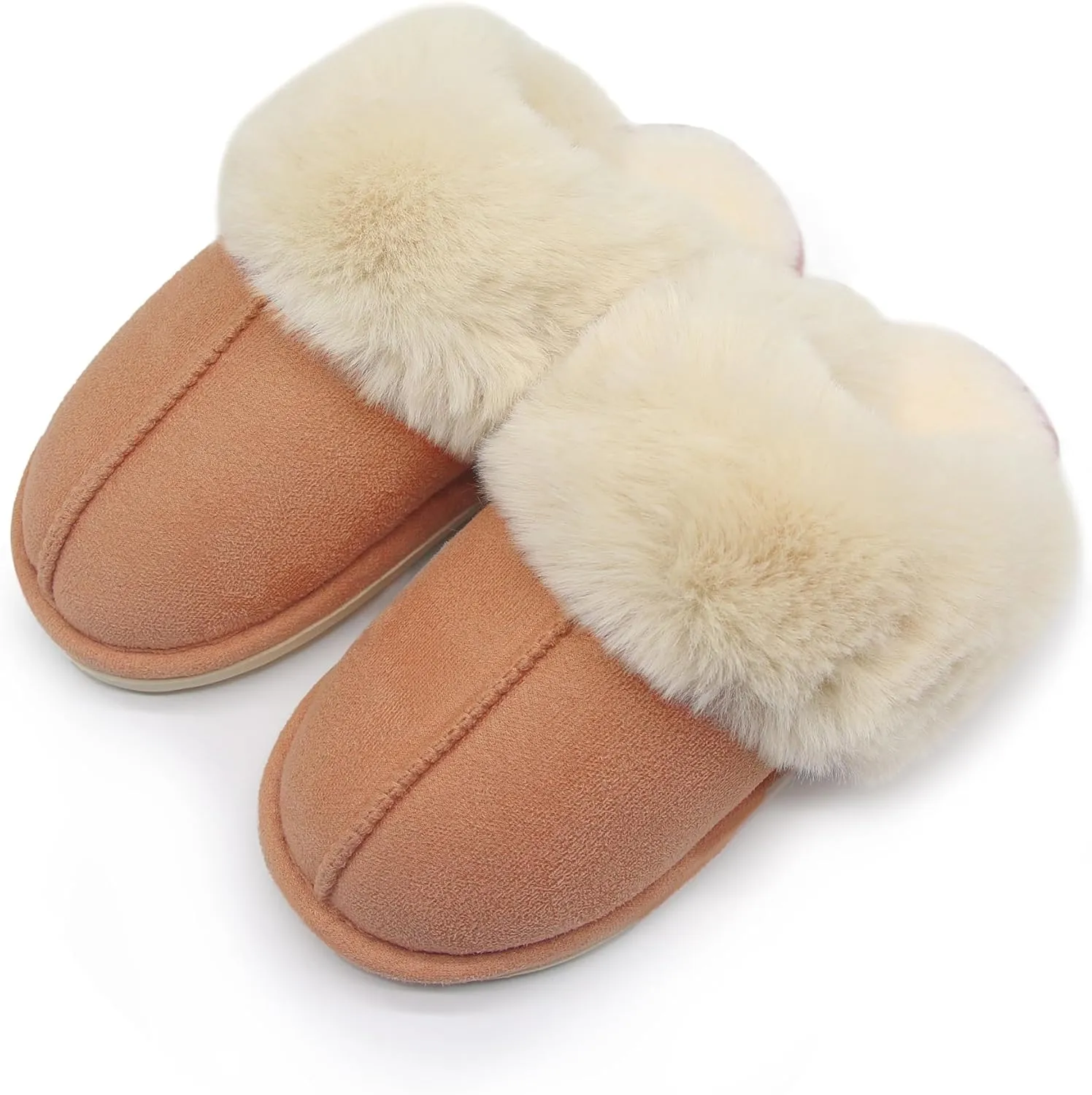 Plush Slippers for Women and Men, Ultra Soft Style Indoor House Shoes, Non-Slip Cozy and Washable slippers