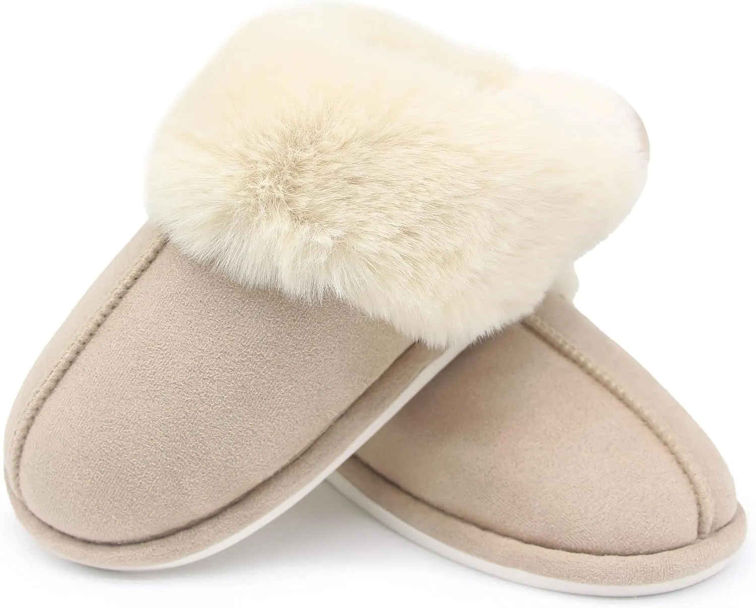 Plush Slippers for Women and Men, Ultra Soft Style Indoor House Shoes, Non-Slip Cozy and Washable slippers