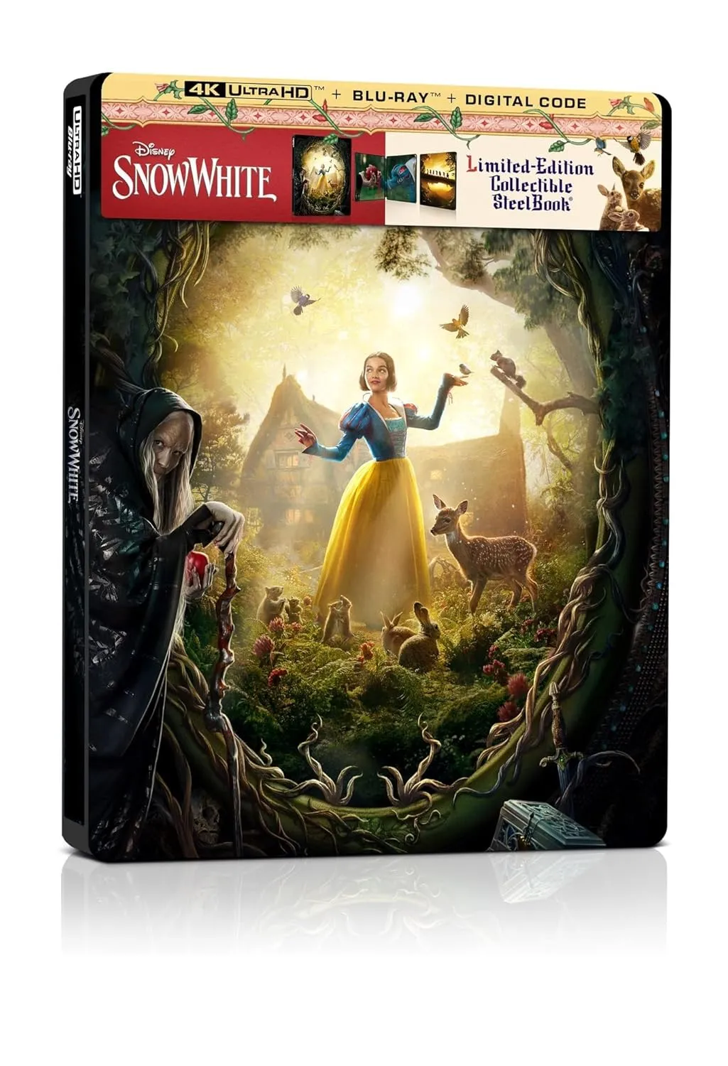 Snow White 2025 UHD Combo   Digital   Steelbook