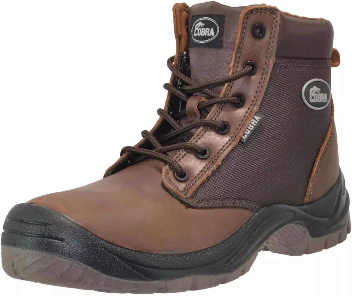 Soft Toe Work Boots for Men Cobra Boot, Men's Industrial & Construction Shoes, Comfortable, Non-slip Safety Shoes