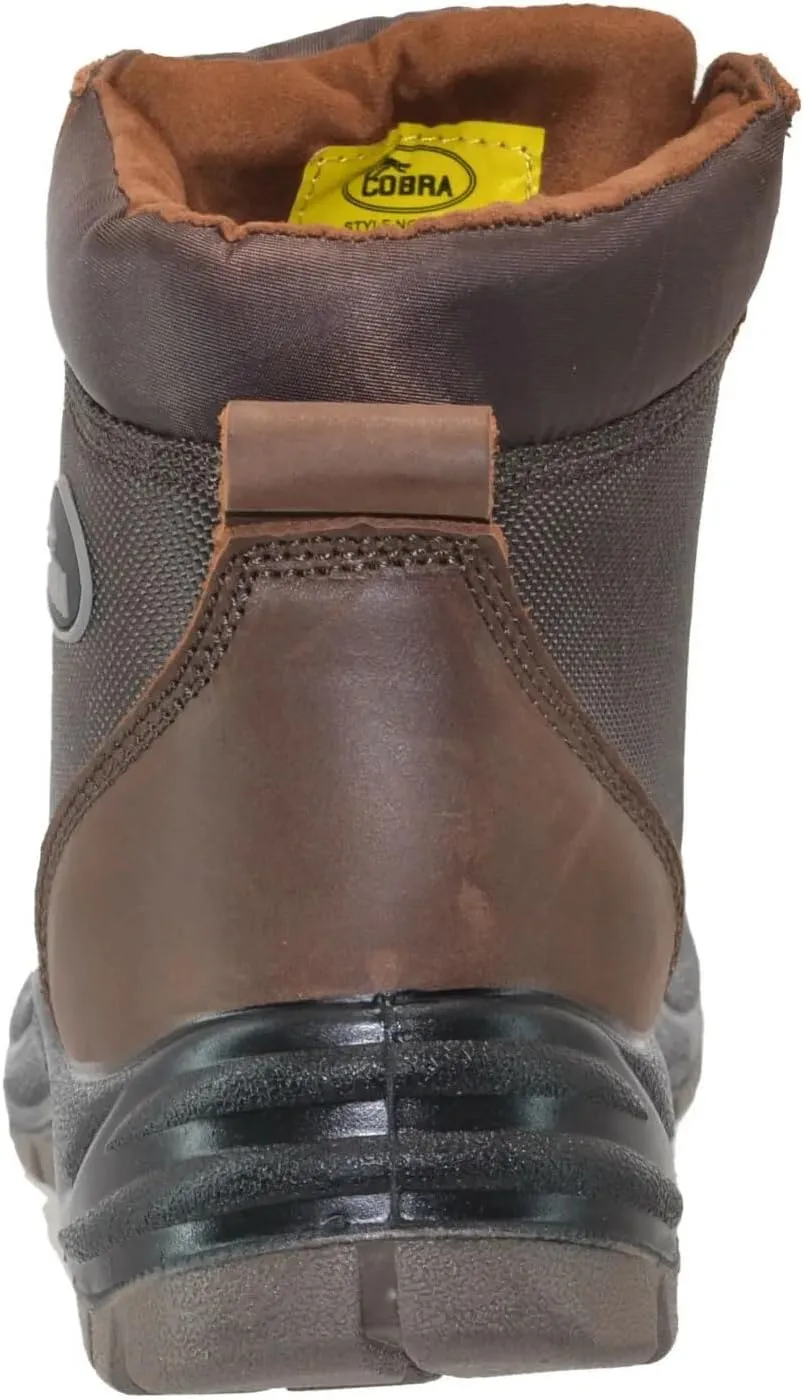Soft Toe Work Boots for Men Cobra Boot, Men's Industrial & Construction Shoes, Comfortable, Non-slip Safety Shoes