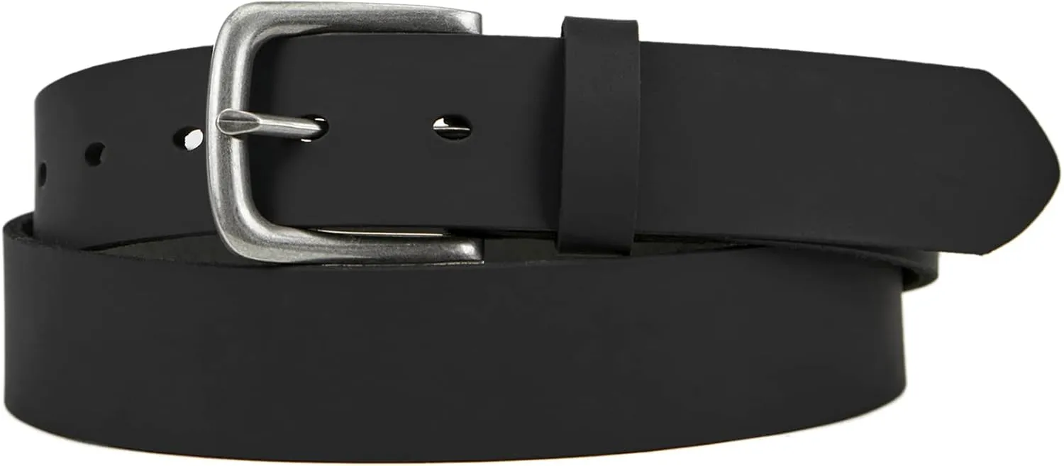 VATAN Men's Genuine Leather Casual Every Day Jeans Belts, Handmade Men Leather Belt with Gift Box