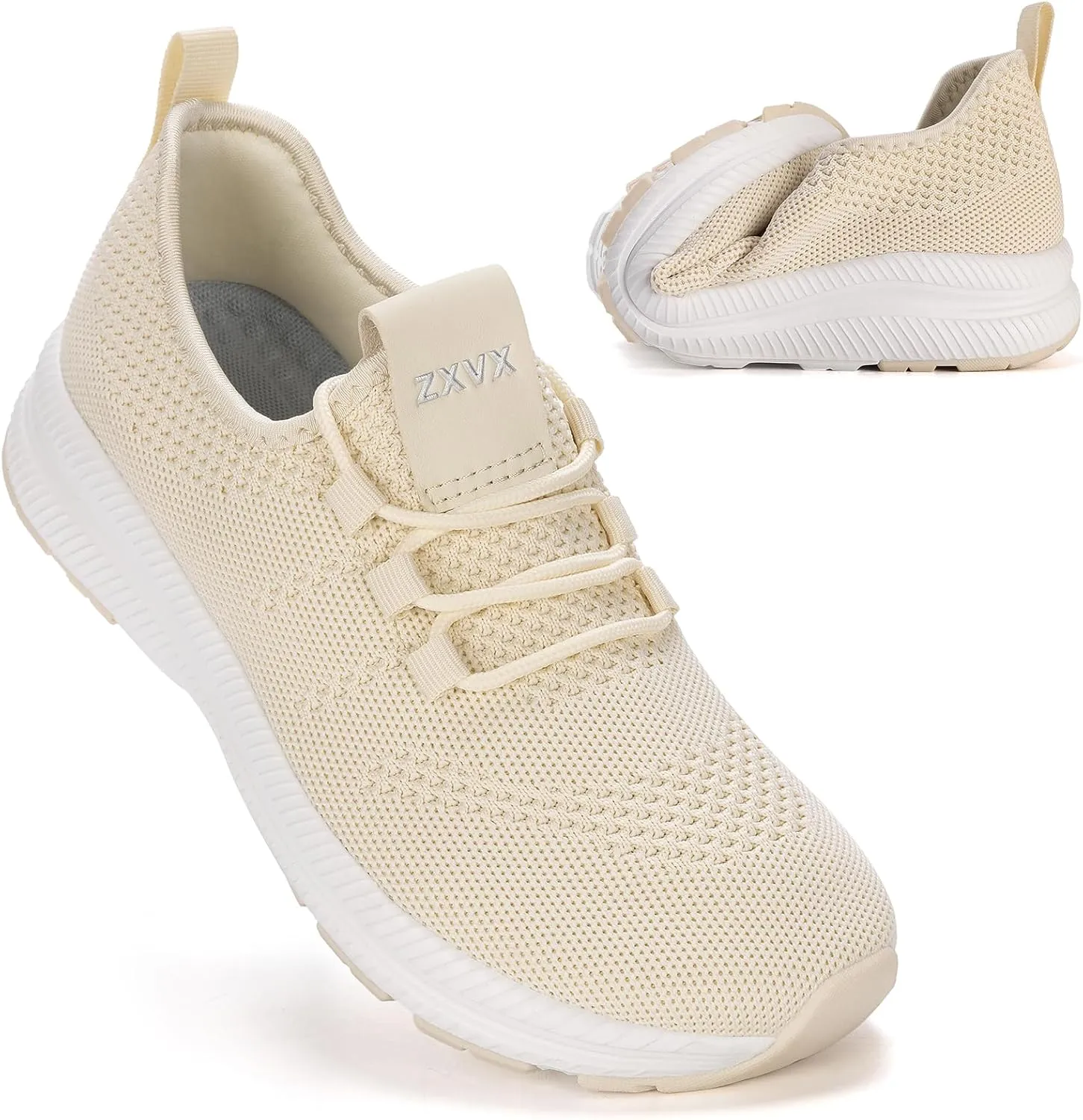 Wide Toe Box Shoes Women Non-Slip Wide Width Sneakers Ultra Light Extra Wide Road Running Shoes for Women Breathable Tennis Walking Gym Workout Trainer 6-12