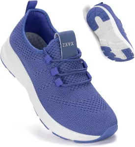 Wide Toe Box Shoes Women Non-Slip Wide Width Sneakers Ultra Light Extra Wide Road Running Shoes for Women Breathable Tennis Walking Gym Workout Trainer 6-12