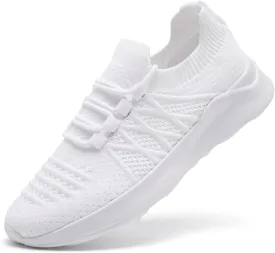 Womens Lightweight Road Running Shoes Slip On Walking Sneakers Suitable for Outdoor Sports Gym and Daily Wear All Day with Breathable Upper and Elastic Sole