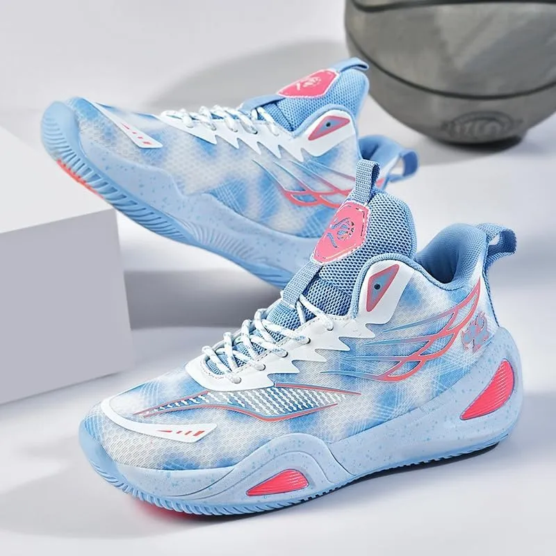 Womens Mens Basketball Shoes Lightweight Fashion Athletic Sneakers Breathable Comfortable Non Slip Unisex-Adult Outdoor Sports Training Shoes for Running Walking