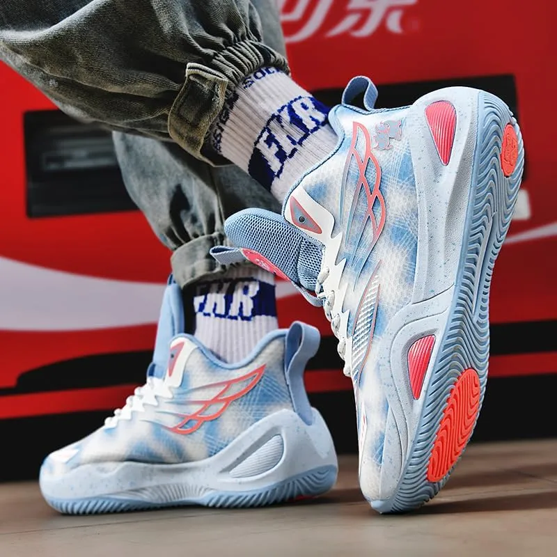 Womens Mens Basketball Shoes Lightweight Fashion Athletic Sneakers Breathable Comfortable Non Slip Unisex-Adult Outdoor Sports Training Shoes for Running Walking