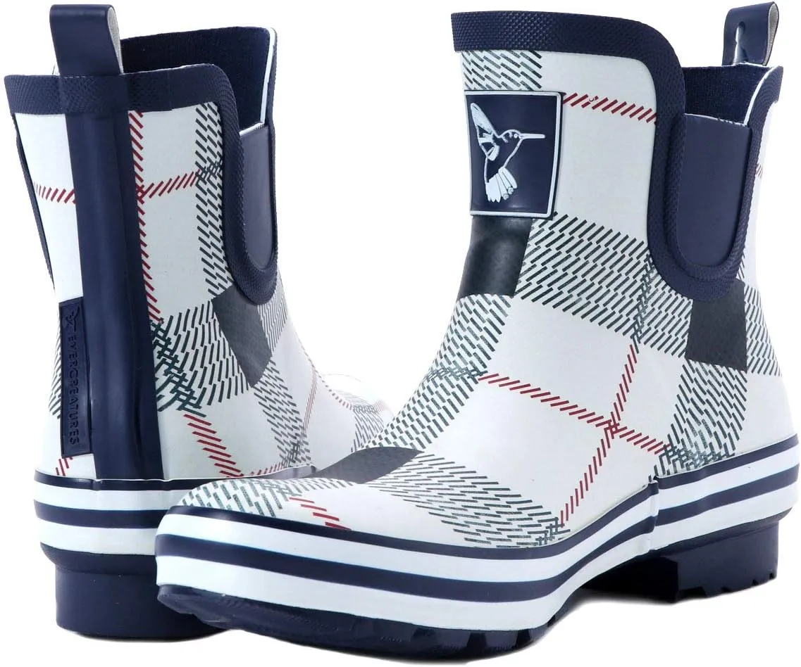 Women's Rain Boot Ankle Boots Meadow Wellies Garden Boot UK Brand
