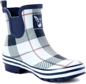 Women's Rain Boot Ankle Boots Meadow Wellies Garden Boot UK Brand